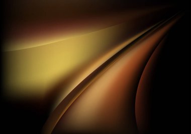 Turuncu Işık Pürüzsüz Arkaplan Vektör İllüstrasyon Tasarımı