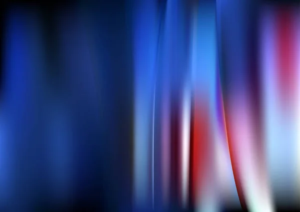 青の電気青のフラクタル背景ベクトルイラストデザイン — ストックベクタ