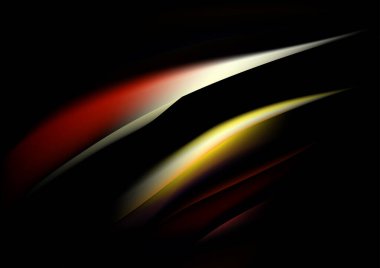 Siyah Turuncu Modern Arkaplan Vektör İllüstrasyon Tasarımı