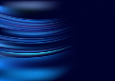 Mavi Su Fütüristik Arkaplan Vektör İllüstrasyon Tasarımı