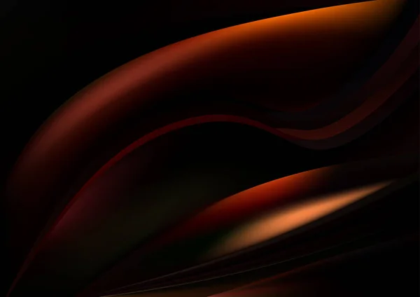 Oranje Zwart Decoratieve Achtergrond Vector Illustratie Ontwerp — Stockvector