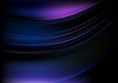 Mavi Menekşe Dijital Arkaplan Vektör İllüstrasyon Tasarımı