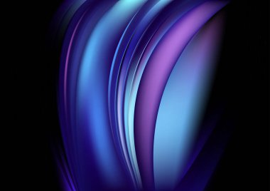 Mavi Mor Element Arkaplan Vektör İllüstrasyon Tasarımı