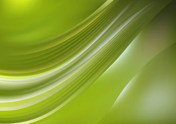 Green Leaf Vorlage Hintergrund Vektor Illustration Design — Stockvektor