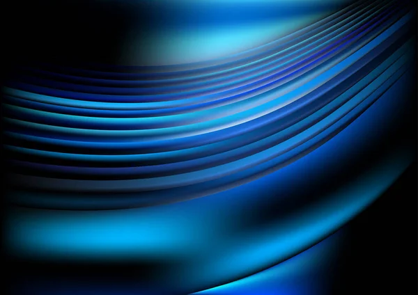 Fond Décoratif Lumière Bleue Illustration Vectorielle Design — Image vectorielle