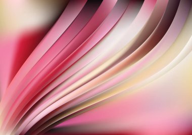Pembe Kapalı Arkaplan Vektör İllüstrasyon Tasarımı
