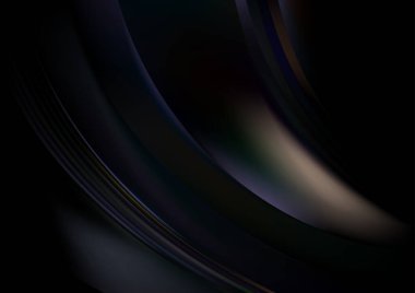 Siyah Karanlık Dekoratif Arkaplan Vektörü İllüstrasyon Tasarımı