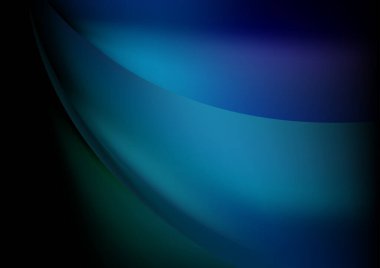 Mavi Yeşil Fraktal Arkaplan Vektör Çizimi Tasarımı