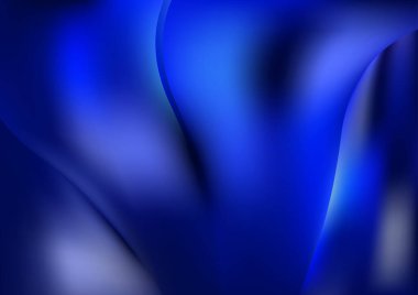 Mavi Kobalt Mavi Dijital Arkaplan Vektör İllüstrasyon Tasarımı