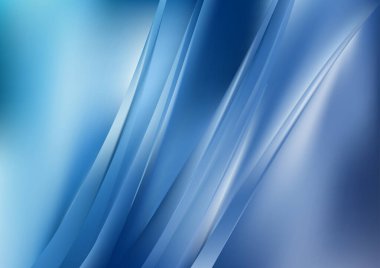 Mavi Su Dinamik Arkaplan Vektörü İllüstrasyon Tasarımı