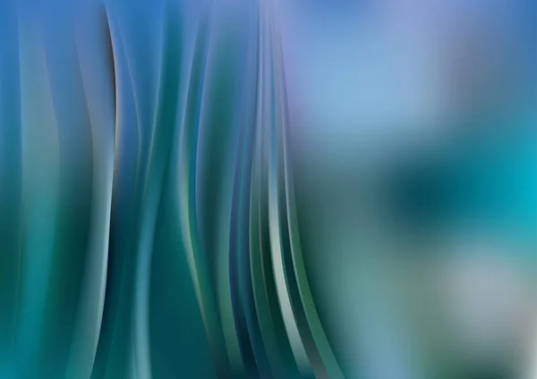 Aqua Bleu Futuriste Fond Vectoriel Illustration Design — Image vectorielle