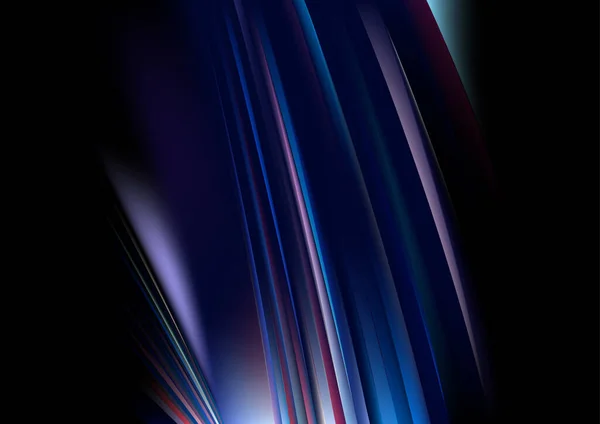 青の電気青のフラクタル背景ベクトルイラストデザイン — ストックベクタ