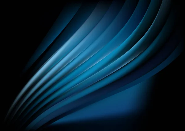 Bleu Turquoise Élégant Fond Vectoriel Illustration Design — Image vectorielle