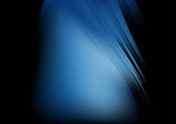 Blue Electric Blue Fractal Background Vector Illustration Design — Stockový vektor