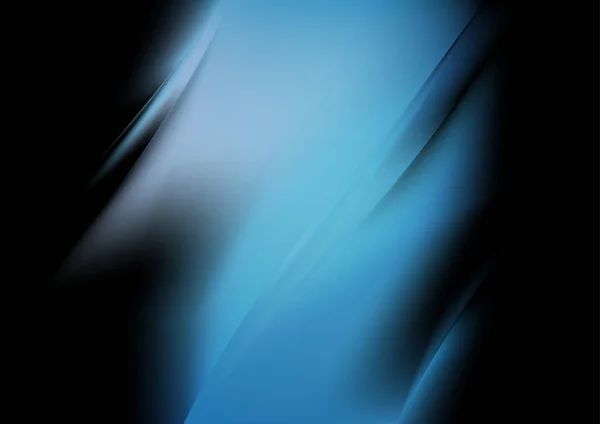 Conception Illustration Vectorielle Fond Lisse Lumière Bleue — Image vectorielle