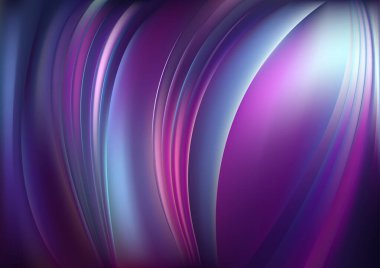 Mor Mavi Fütürist Arkaplan Vektör İllüstrasyon Tasarımı