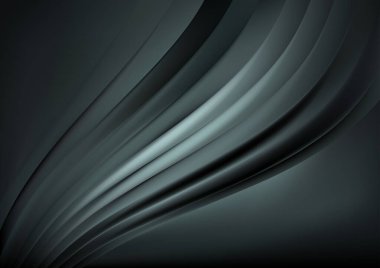 Siyah ve Beyaz Sanatsal Arkaplan Vektör İllüstrasyon Tasarımı