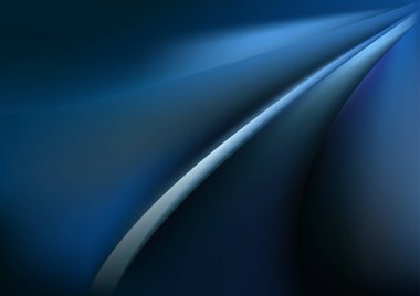 Mavi Gökyüzü Sanatsal Arkaplan Vektör İllüstrasyon Tasarımı