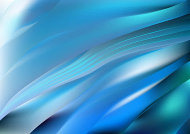 Mavi Turkuaz Çoklu Renkli Arkaplan Vektör İllüstrasyon Tasarımı