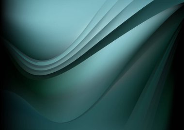 Mavi Aqua Dijital Arkaplan Vektör İllüstrasyon Tasarımı