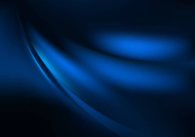 Mavi Elektrik Mavi Sanatsal Arkaplan Vektör İllüstrasyon Tasarımı