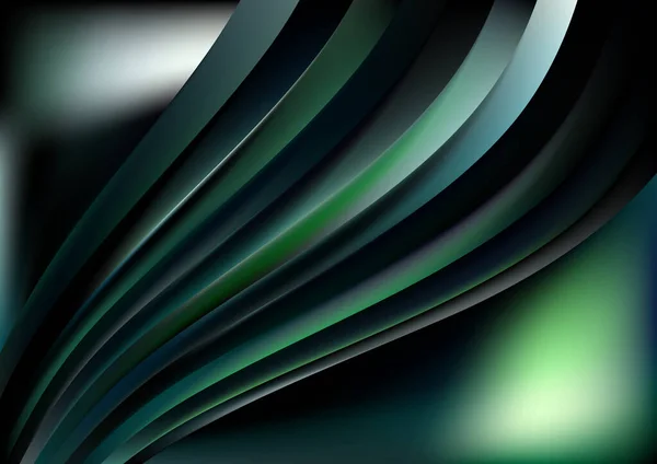 Green Turquoise Modern Background Vector Illustration Design — Stock Vector