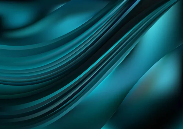 Blau Türkis Elegant Hintergrund Vector Illustration Design — Stockvektor