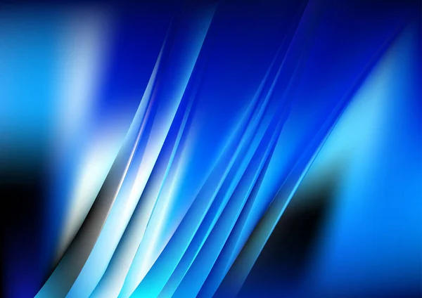 Conception Illustration Vectorielle Fond Moderne Lumière Bleue — Image vectorielle