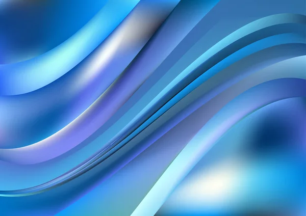 Blue Azure Dekorativer Hintergrund Vektor Illustration Design — Stockvektor
