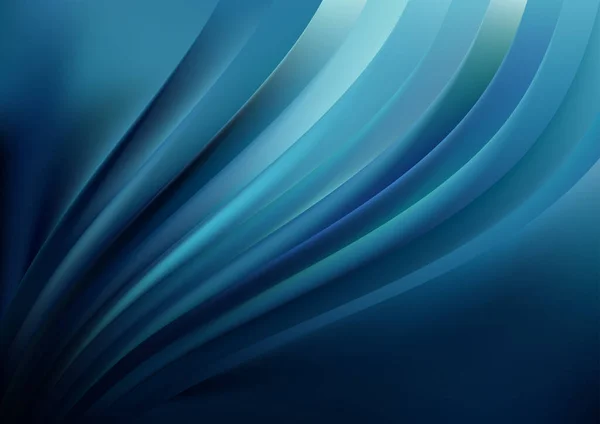 Bleu Turquoise Moderne Fond Vectoriel Illustration Design — Image vectorielle