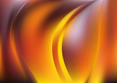 Turuncu Kehribar Tasarım Arkaplan Vektörü Tasarımı