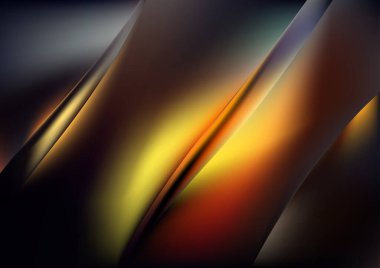 Turuncu Işık Şablonu Arkaplan Vektör İllüstrasyon Tasarımı