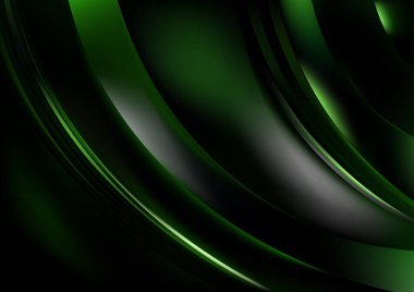 Yeşil Çember Fütüristik Arkaplan Vektörü İllüstrasyon Tasarımı