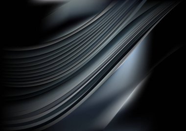 Siyah Satır Yumuşak Arkaplan Vektörü Resmetme Tasarımı