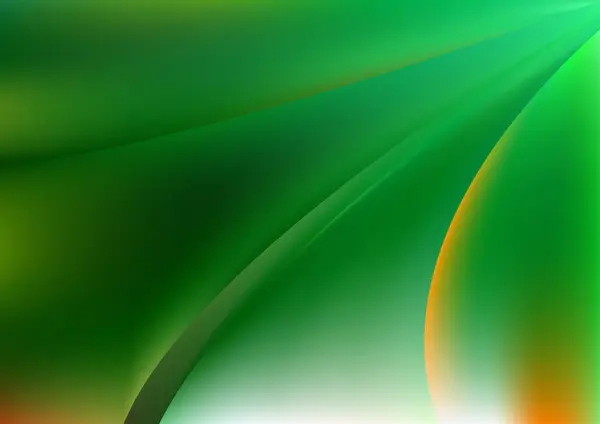 Groen Geel Abstract Achtergrond Vector Illustratie Ontwerp — Stockvector