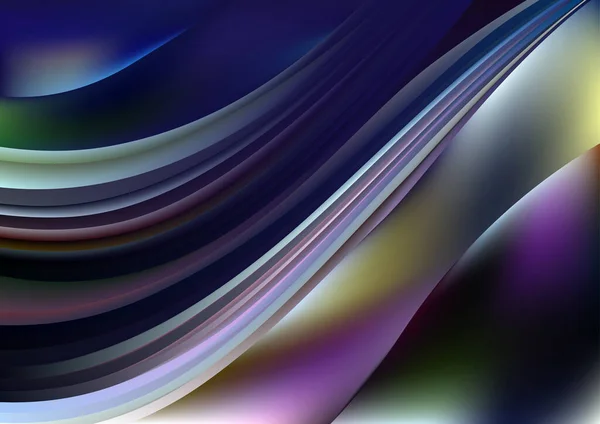 Blaues Violettes Element Hintergrund Vektor Illustration Design — Stockvektor