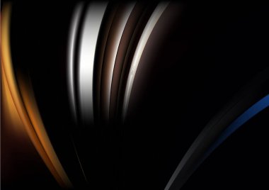 Siyah Kapalı Güzel Arkaplan Vektör Çizimi Tasarımı