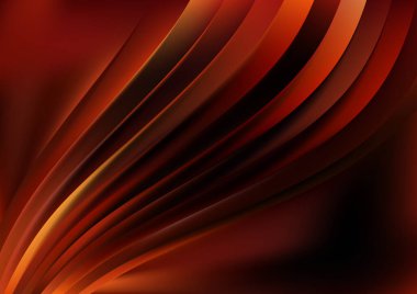 Kırmızı Kahverengi Konsept Vektör Çizim Tasarımı