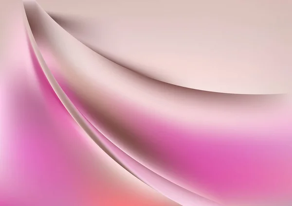 Roze Satijn Decoratieve Achtergrond Vector Illustratie Ontwerp — Stockvector