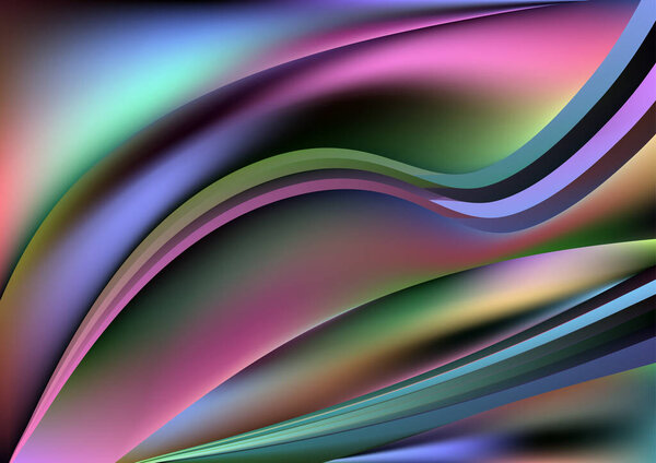 Purple Line Concept Background Vector Illustration Design