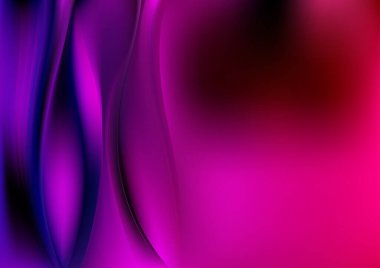 Mor Pembe Dijital Arkaplan Vektör İllüstrasyon Tasarımı