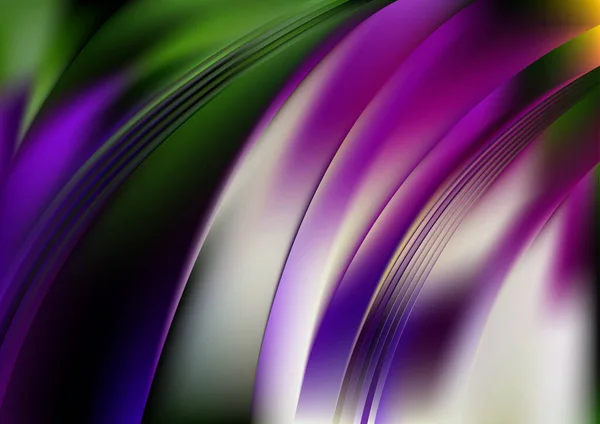 Grün Violet Futuristischer Hintergrund Vektor Illustration Design — Stockvektor
