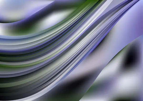 Blau Grün Abstrakt Hintergrund Vektor Illustration Design — Stockvektor