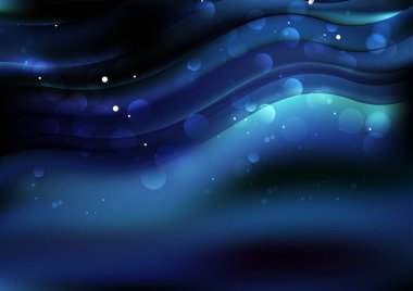 Mavi Işık Çoklu Renkli Arkaplan Vektör İllüstrasyon Tasarımı