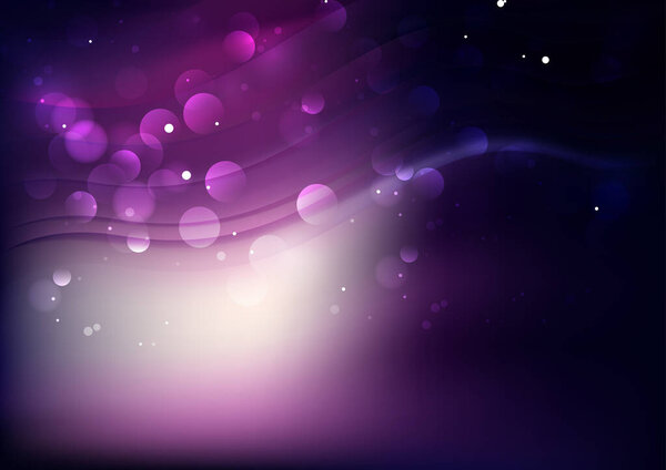 Violet Sky Abstract Background Vector Illustration Design