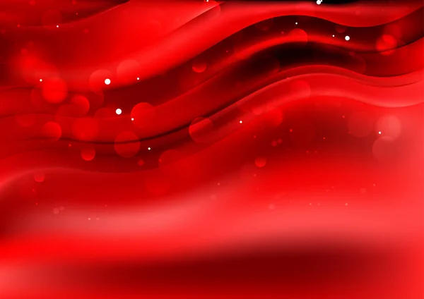 Red Liquid Dynamiczne Tło Wektor Ilustracja Projektu — Wektor stockowy