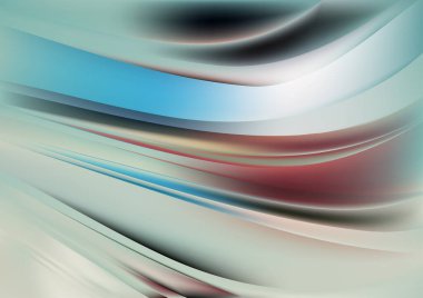 Mavi Satır Renkli Arkaplan Vektörü Resmetme Tasarımı