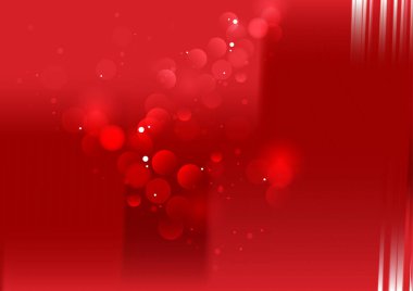 Kırmızı Sanatsal Arkaplan Vektör İllüstrasyon Tasarımı