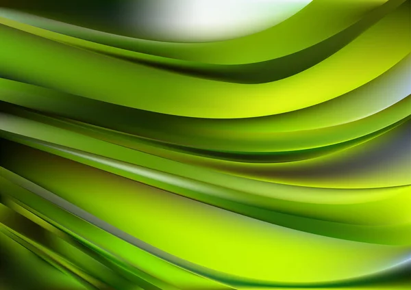 Hoja Verde Fondo Abstracto Vector Ilustración Diseño — Vector de stock