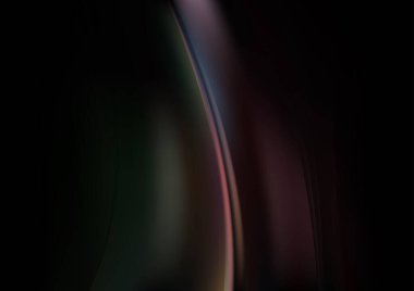 Siyah Karanlık Gelecekçi Vektör İllüstrasyon Tasarımı